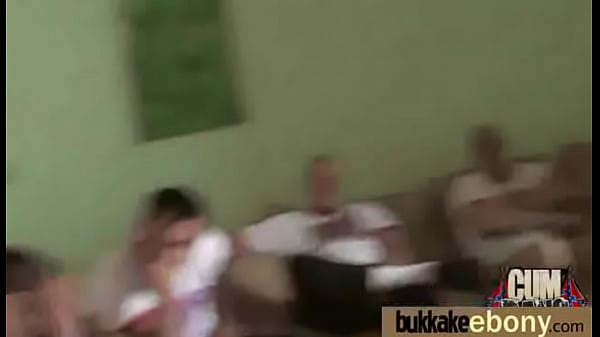 Ebony Babe Sucks_Group OfWhite Guys 5