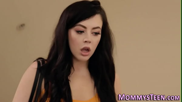 Milf spreads teens pussy and gets rimmed