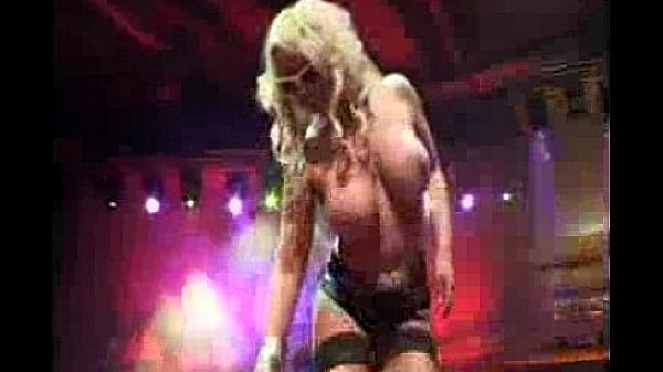 Big tits pornstar on stage toy 