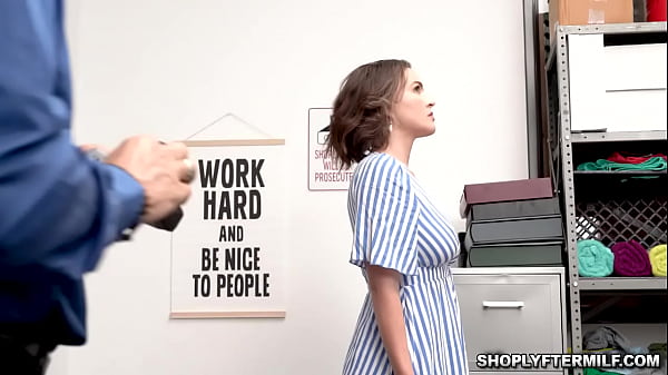 Officer Marcus London strips_Krissy Lynns clothes and enjoys her body