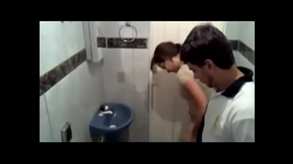 Mexican_teens caught fucking in_public restroom