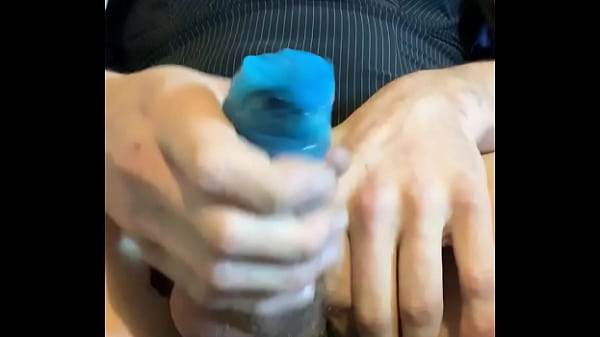 Cumming in condom and panties