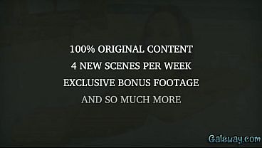 Sarah lace quietly pleasures crystal rush while she is in blondfold 