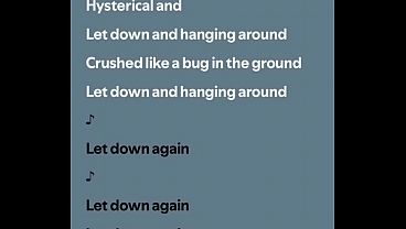 Let down by radiohead