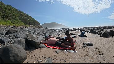 Nonton When The Ocean Watches Back Cheating On My Husband With A Stranger On The Beach thumbnail