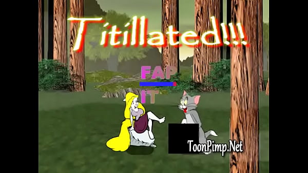 Sexy hot chick rule34 furry mink girl minerva in the forest with censor bars advertises a new furry porno game run and cum