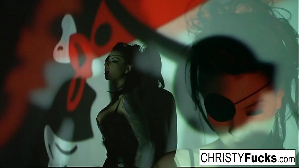 Sexy Christy Mack the Pirate plays with her amazing assand tight wet pussy