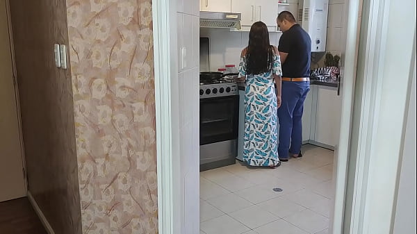 Wife likes being fucked next to her cuckold husband because it's more exciting ntr