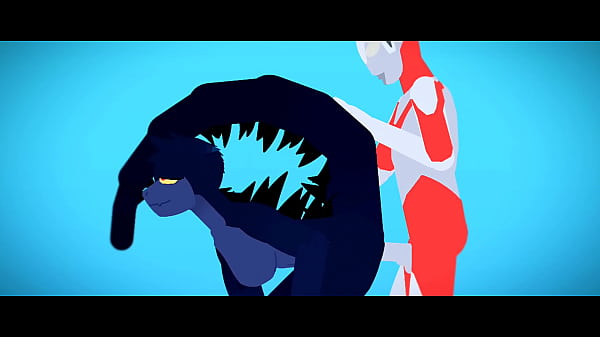 Goddesszilla vs Ultraman (stick nodes animation)