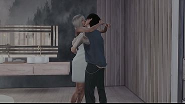 Nonton He Caught Her Right After The Shower... An Adult With A Young Man thumbnail