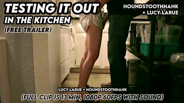 Testing it out in the kitchen