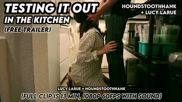 Testing it out in the kitchen 