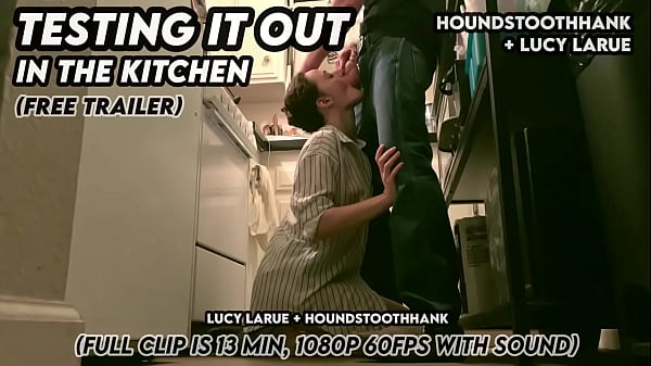 Testing it out in the kitchen