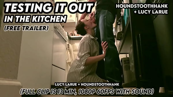 Testing it out in the kitchen