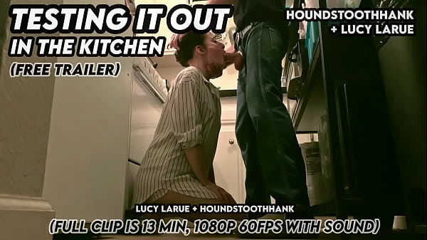 Testing it out in the kitchen