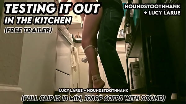 Testing it out in the kitchen 