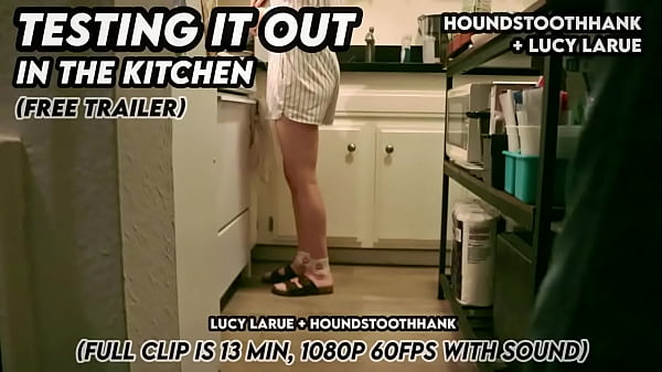 Testing it out in the kitchen