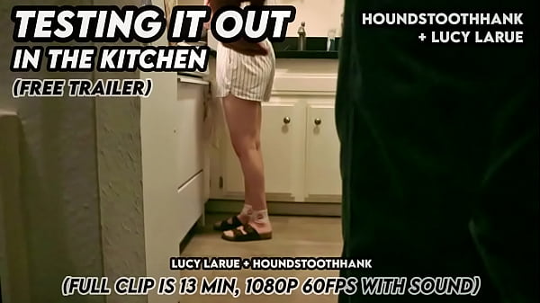 Testing it out in the kitchen