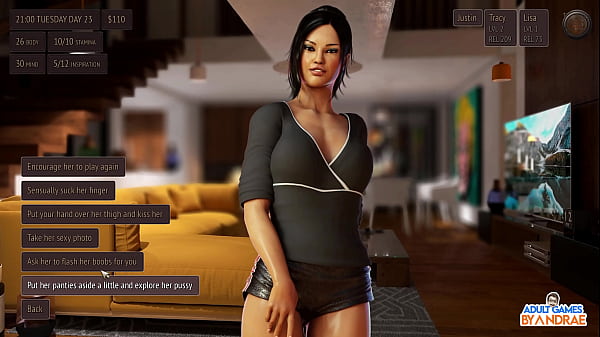 Play MP4 - EP9&colon; Grinding Tracy's Pussy onto His Cock - Living with Temptation&colon; American Sunset