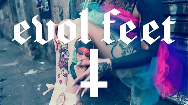 Ballerina foot worship and bondage