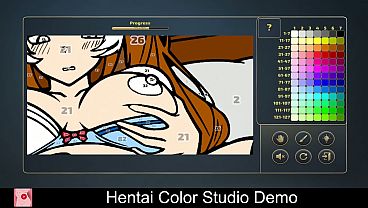 Hentai Color Studio Demo (free Steam Demo Game) Casual, Sexual Content, Hentai, 2d, Puzzle, Anime, Relaxing, Colorful, Cute, Cats, Fantasy, Nudity, Indie, Funny, Logic, Mature, Linear, Singleplayer thumbnail