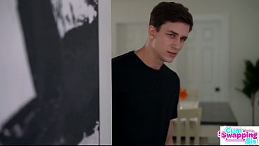 Stepbro Catches Lulu Chu And Demi Hawks Scissoring Then Joins Their Wet Sleepover thumbnail