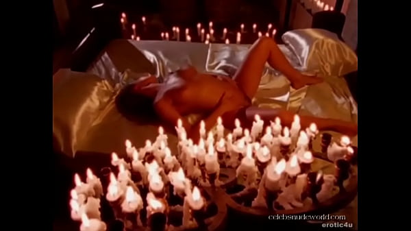 Vanessa gleason playmate sweaty candles bed curly long hair watch with volume up 