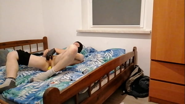 Play MP4 - Bdsm slave boy solo masturbating and dildo ass fucking