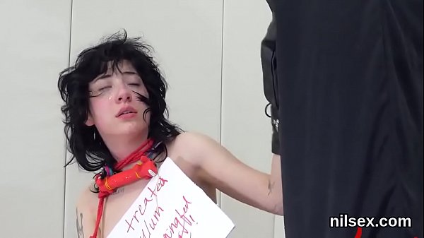 Slutty girl_was taken in anal hole madhouse for_painful treatment