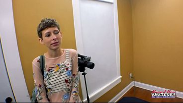 Petite Unity Grinds Her Pussy Taking Full Control During Audition! video thumbnail