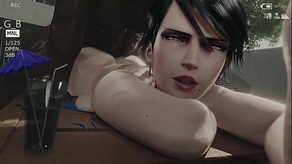 Bayonetta's poolside bbc animation 