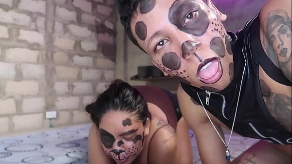 Pet play role playing sweet and happy 