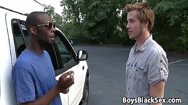 Blacks On Boys - Gay Bareback Interracial Fuck Scene 21 