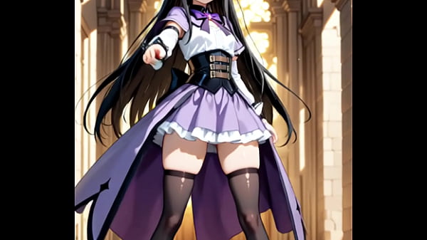 Lewdtoons teaser in the castle corridors ai generated magical girl sex hentai