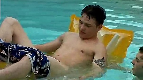 Gif anal gay by Kaleb's Pissy Pool Party 