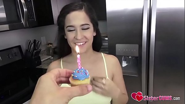 SisterCums Stepbro Prepaired a_Gift forhis Stepsister