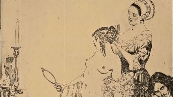 retro erotic drawings 