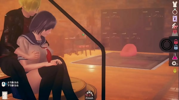 Play MP4 - 【性格機械的で無感情】 AI〇女プレイエロ動画&lpar;可愛いショートカット黒髪爆乳JK編 エッチシーンあり&rpar;リアル3DCGエロゲーム【ヘンタイゲーム 】