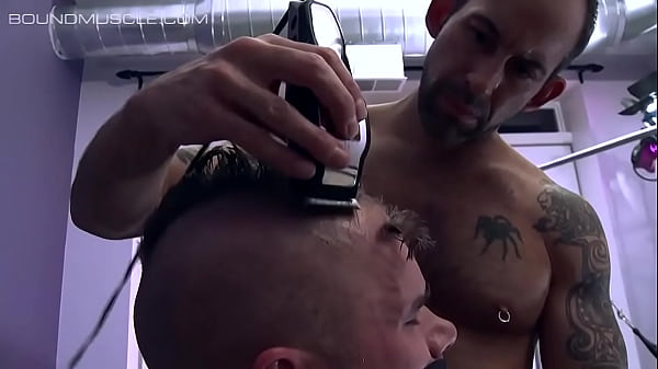 Muscular gay guy gets dominated and tormented by his master 