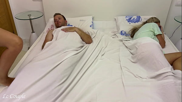 Play MP4 - Wife woke up when she heard noises and saw that her husband is having sex with their girlfriend - real cuckquean wife