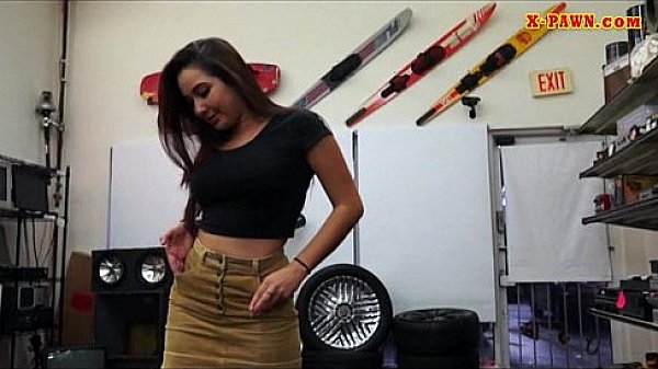 Big boobs college girl trades in her pussy for some money 