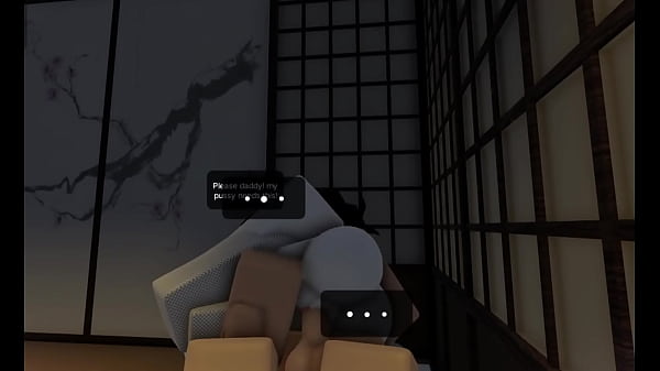 Filling up a roblox slut 