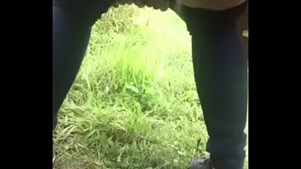 my slut wife pissing outside once again