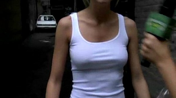 Desperate teen naked in public and fucks to pay rent 4 