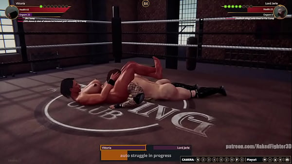 VITTORIA VS Lord Jerle_Naked Fighter 3D