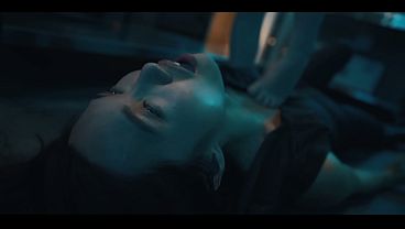 Asian & Brunette Lesbian Seduction - Lezdom Mind Control Vampire Sex 