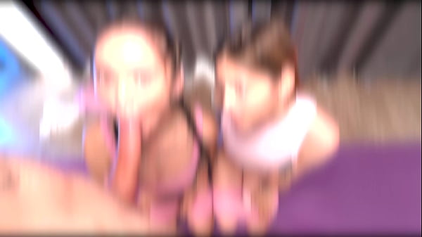 Fitness trainer fucks two clients 