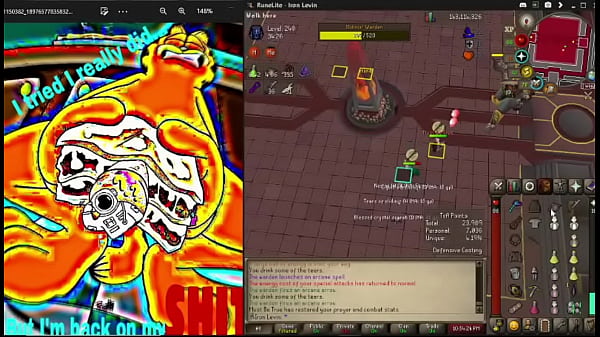 Hardcore iron man & slutty iron buddy bone and complete all over boss 