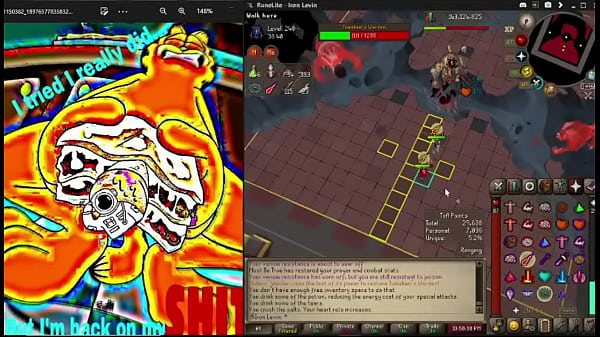 Hardcore iron man & slutty iron buddy bone and complete all over boss 