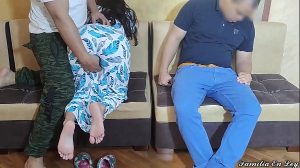 I fuck my step sister in law my step brother's wife while her husband is resting ntr